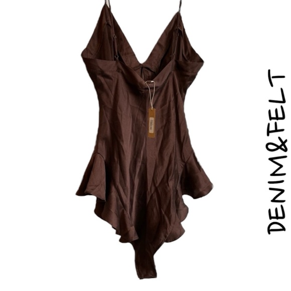 SKIMS Silk Teddy/ Lingerie | Color: Cocoa | NEW/NWT🤎🧸🤎🐻🤎 - Picture 8 of 12